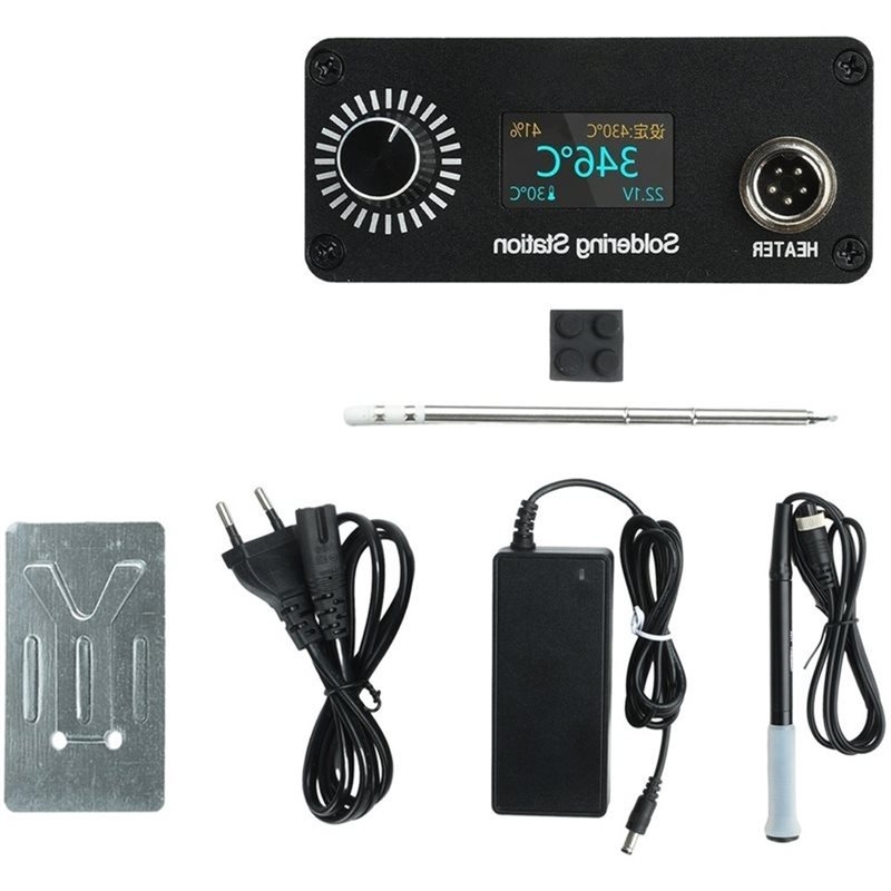 Soldering Station T12 Oled - AB11-T12 Ev Tamirleri İçin Lehimleme İstasyonu