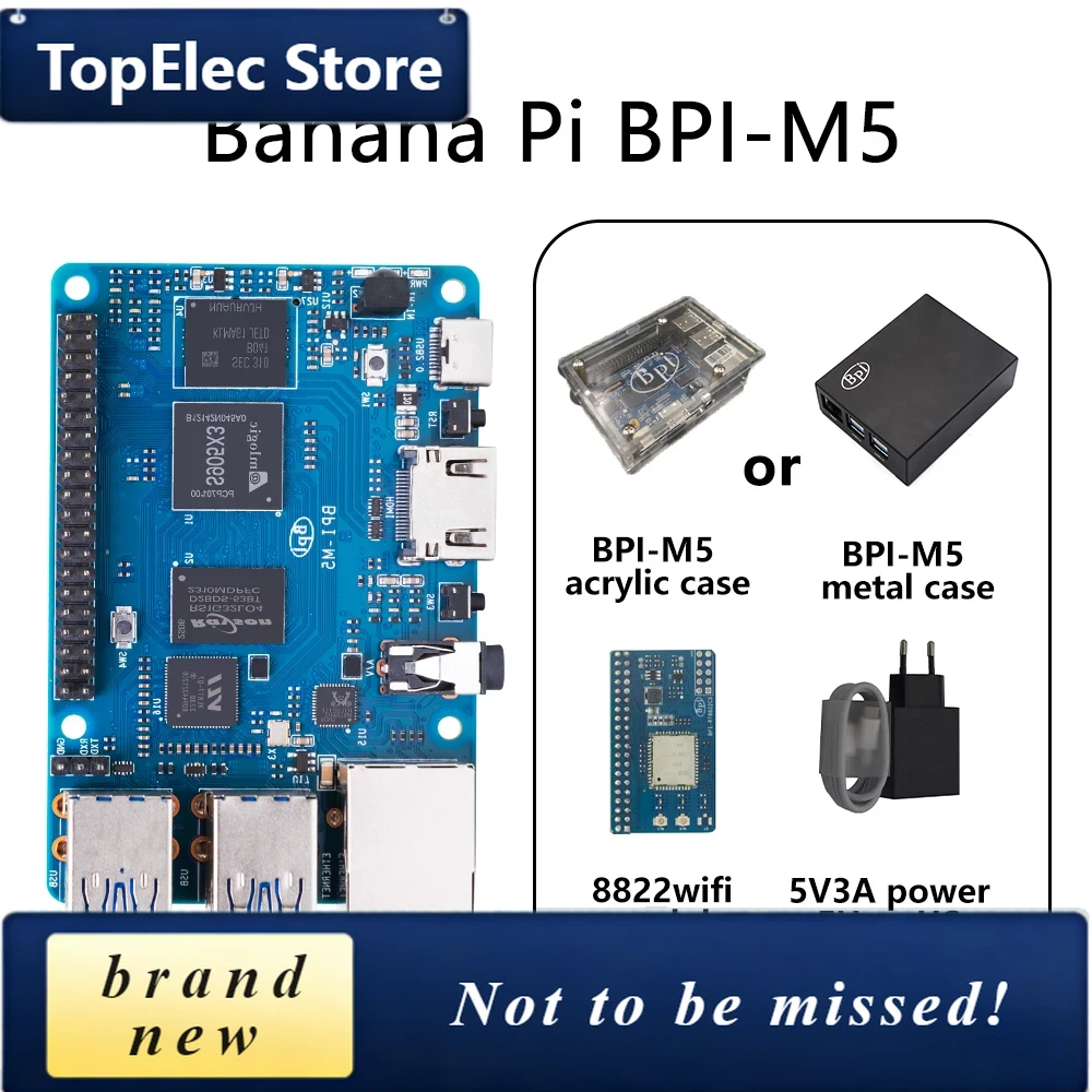 TopElec Banana PI BPI-M5 SET K - Banana Pi Bpi-M5 incelemesi ve fiyatı
