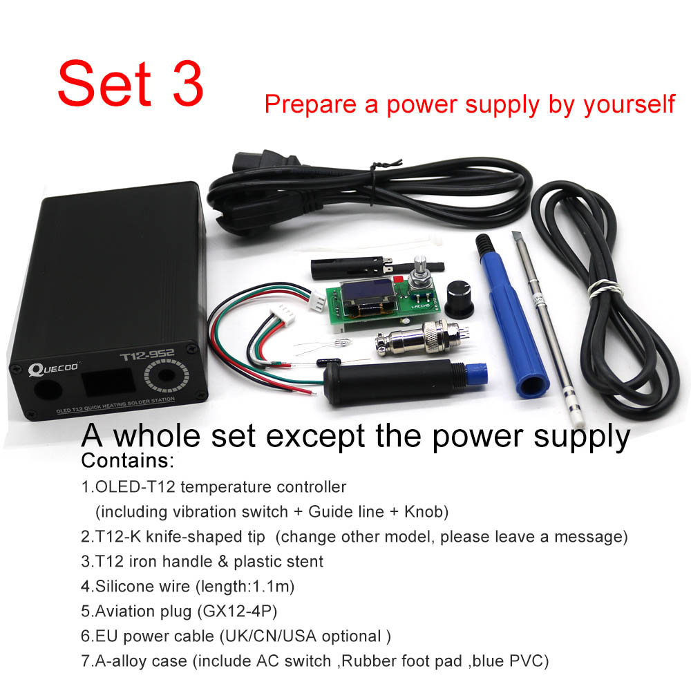 T12 STC-OLED havya DIY parça k - Soldering Station T12 Oled incelemesi ve fiyatı